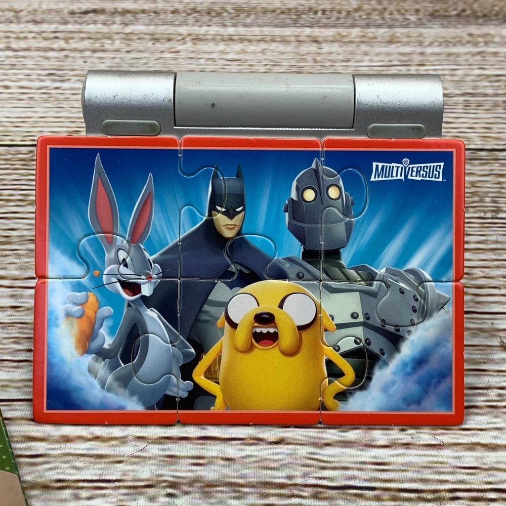 McDonald's Multiversus Puzzle Slider Tin 2023 Bugs Batman Iron‎ Giant